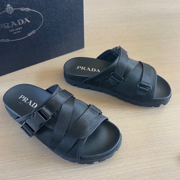 Prada sandals, size 6 Mens, 8 Womens - Picture 4 of 10